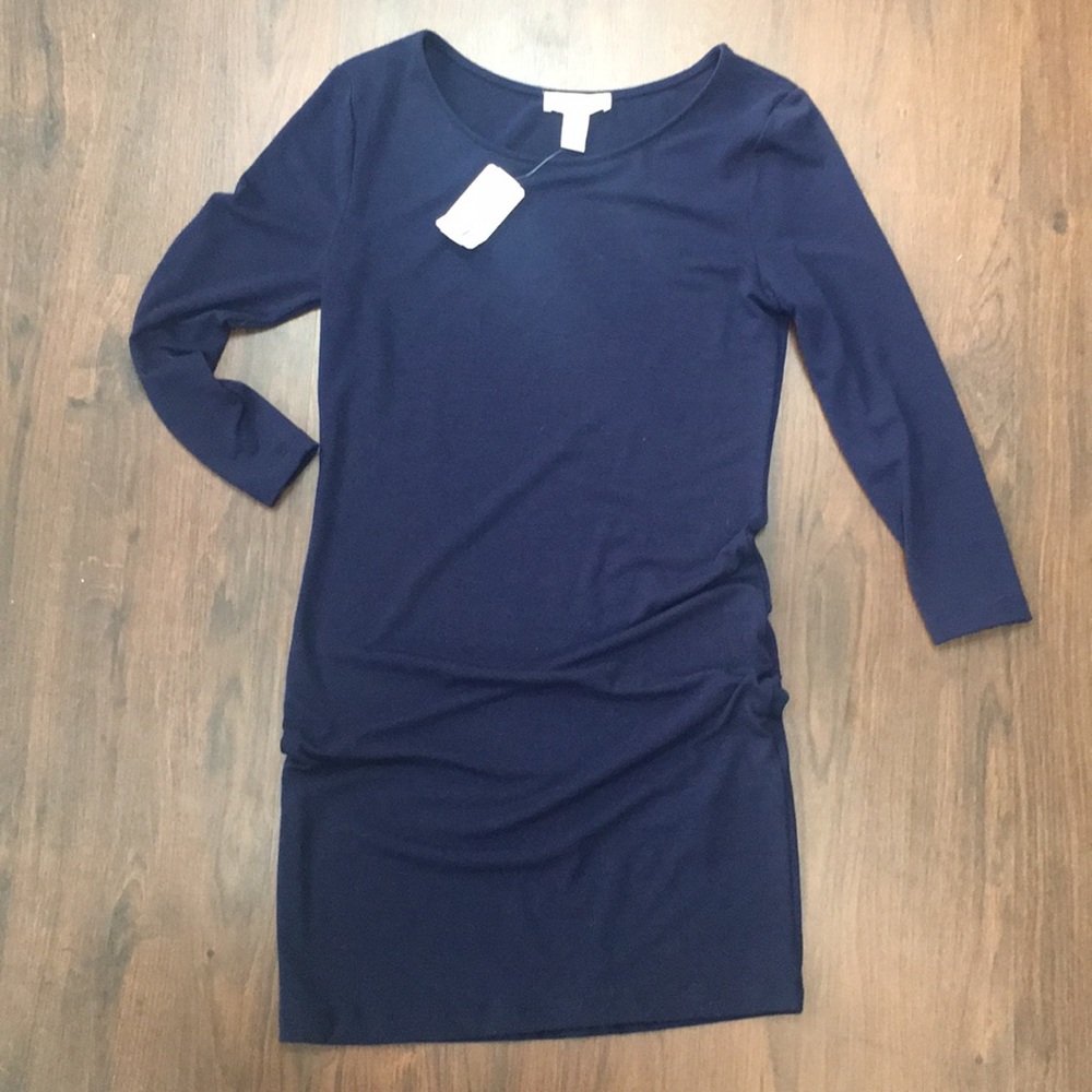 Navy bodycon dress